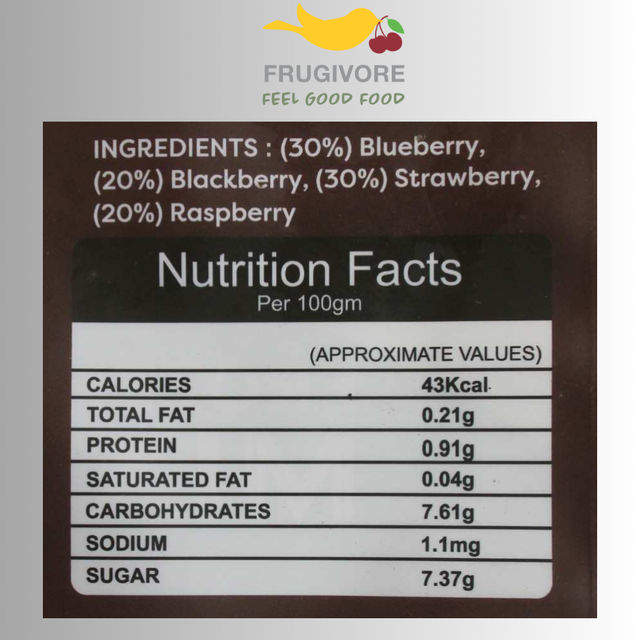 Frugivore Frozen Mixed Berry