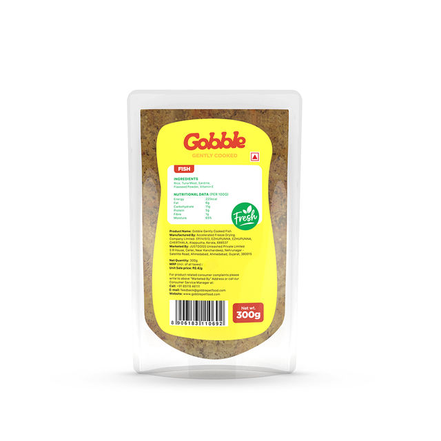Gobble Fish And Rice Dog FOOD 300 g X 2 Combo