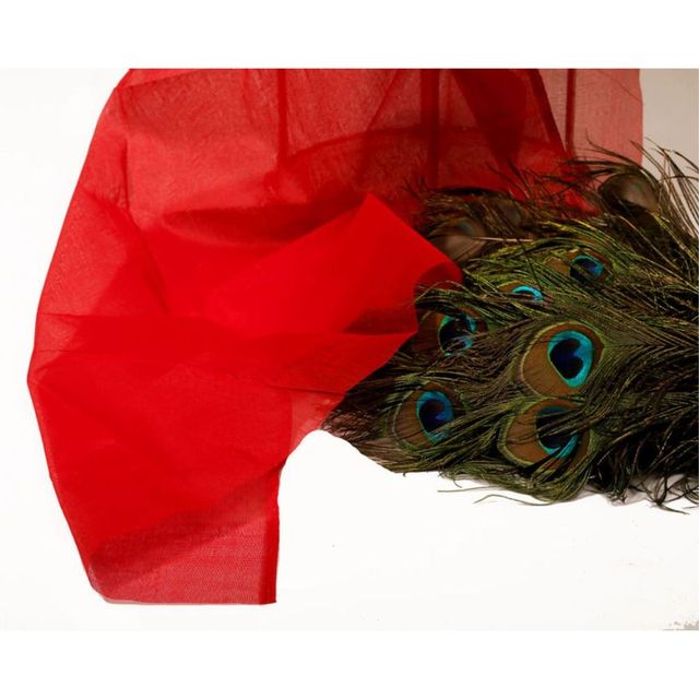 Divine Vibes Pooja Cloth 1.25 Meter - Red