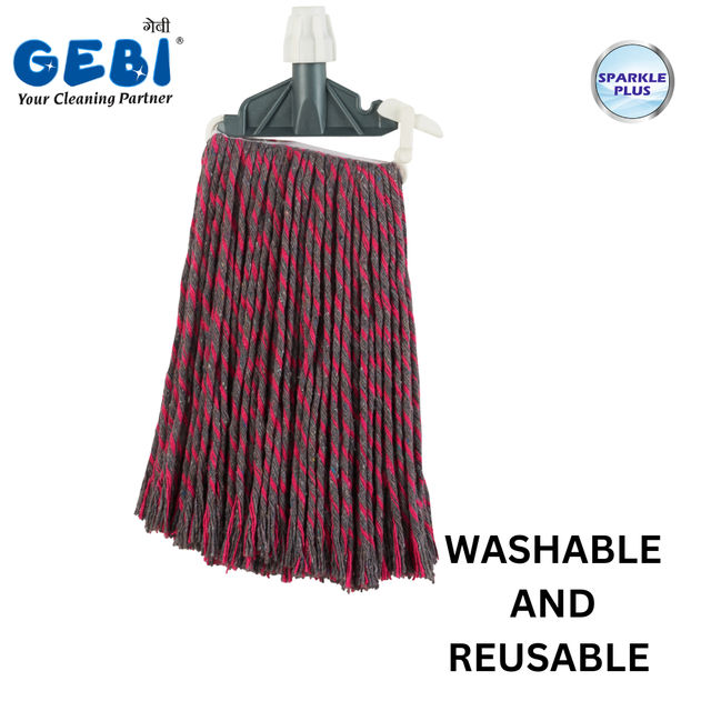 Gebi Sparkle Plus Fab Clip Mop 400 | Telescopic Handle)