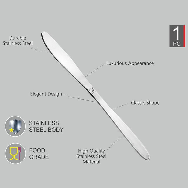 Vinayak Butter/Jam Knife (Silver)