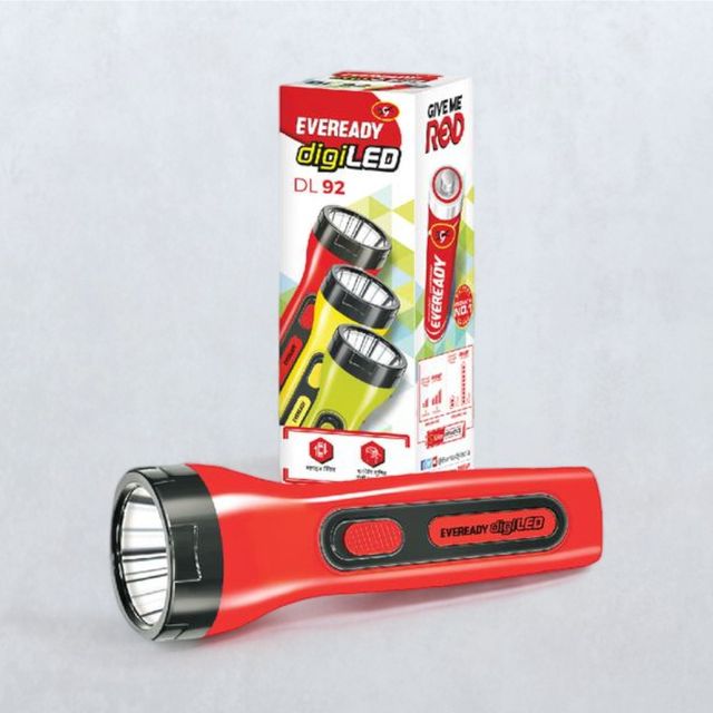Eveready Tango 1.2W Rechargeable Torch - Red