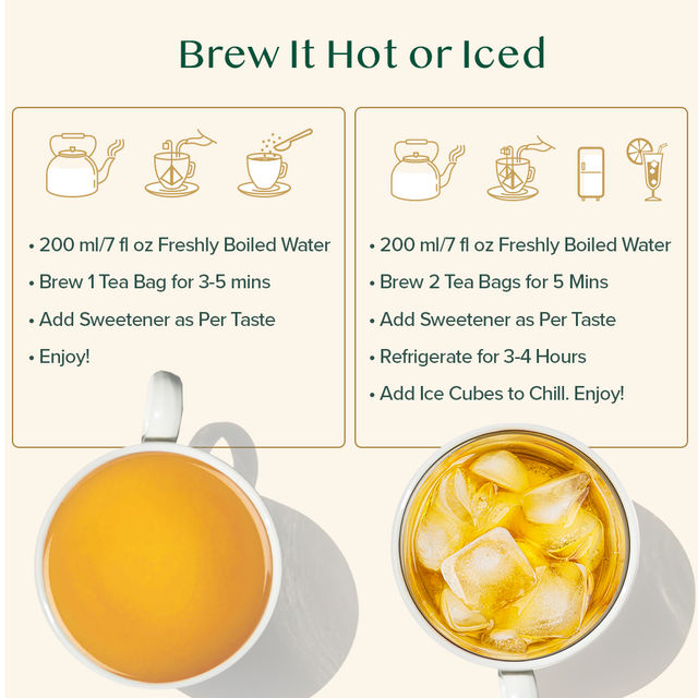 Vahdam Turmeric and Ashwagandha Organic Herbal Tea