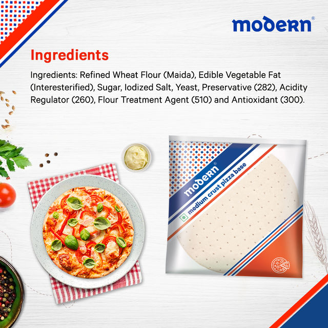 Knorr Sauce Pizza And Pasta(200gms) & Modern Medium Crust Pizza Base(150gms) Combo