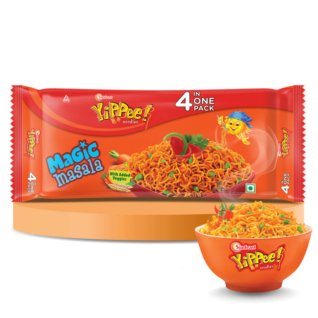 YiPPee! Magic Masala Noodles with Added Veggies - The Better Noodles