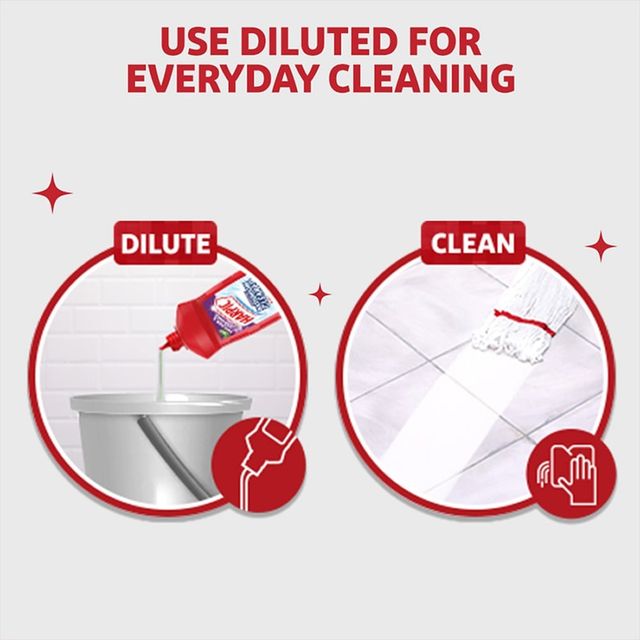 Harpic Floral Bathroom Cleaner Liquid | Removes Bathroom Stains
