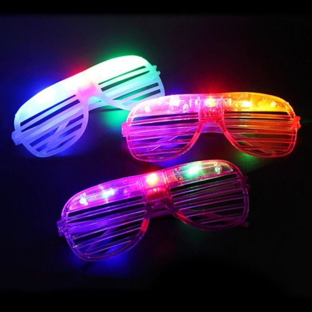Gullak Party LED Light Up Shutter Goggle (Colour May Vary)