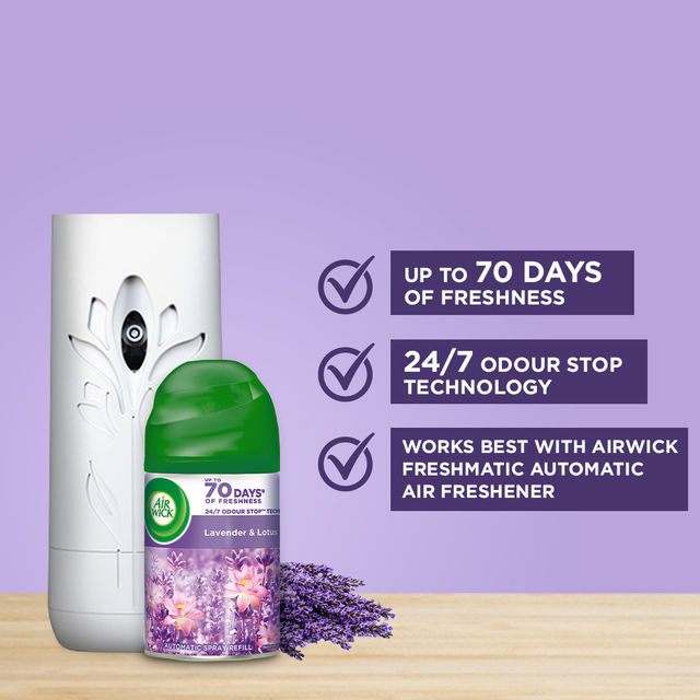 Airwick Automatic Air Freshener & Room Freshener Refill - Lavender & Lotus