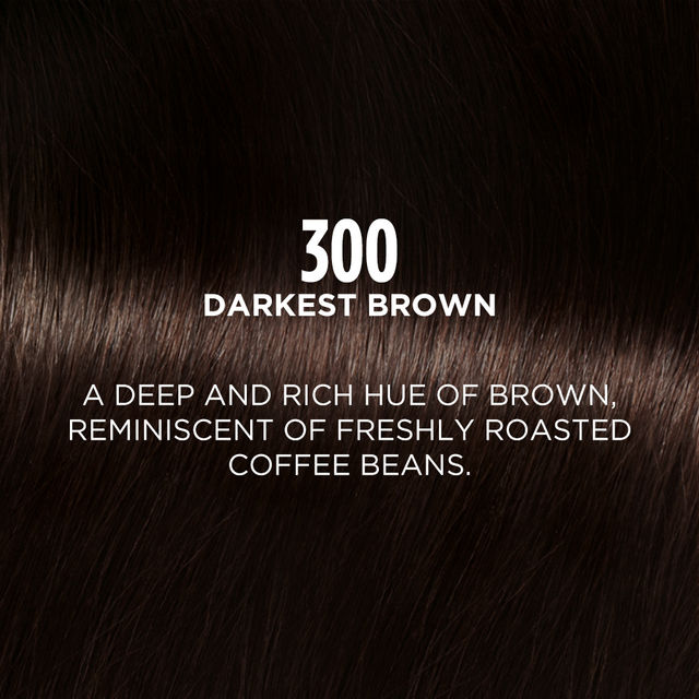 L'Oreal Paris Casting Creme Gloss Hair Color, 87.5 g + 72 ml 300 Darkest Brown