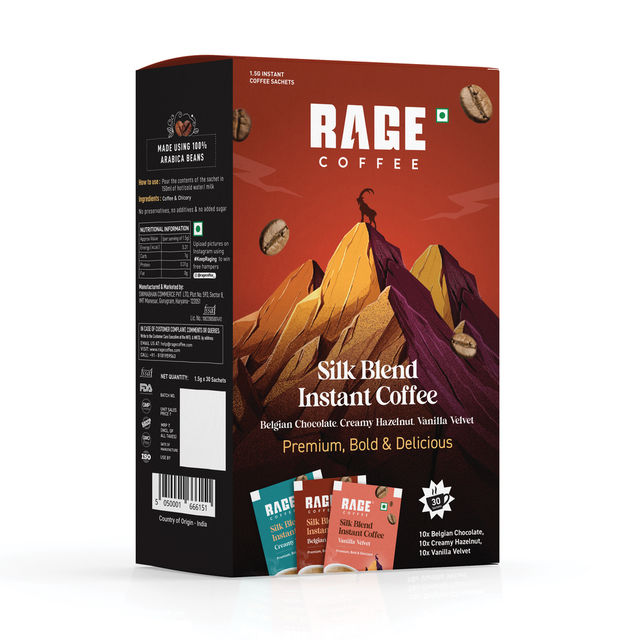 Rage Coffee Silk Blend Assorted Medium Roast Instant Coffee