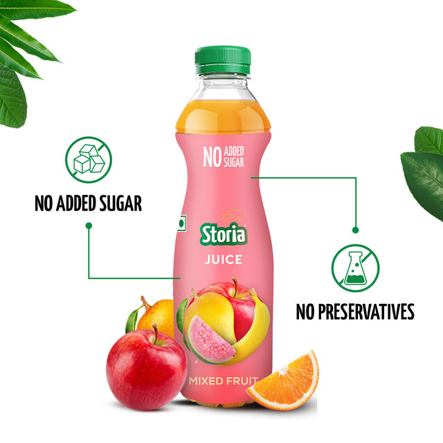 Storia Mixed Fruits Juice - No Added Sugar & No Preservatives