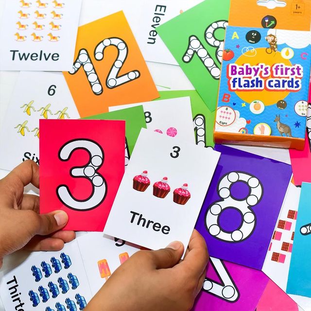 ilearnngrow Baby's First Numbers Flash Cards