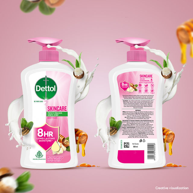 Dettol Body Wash and shower Gel, Skin Care Pump