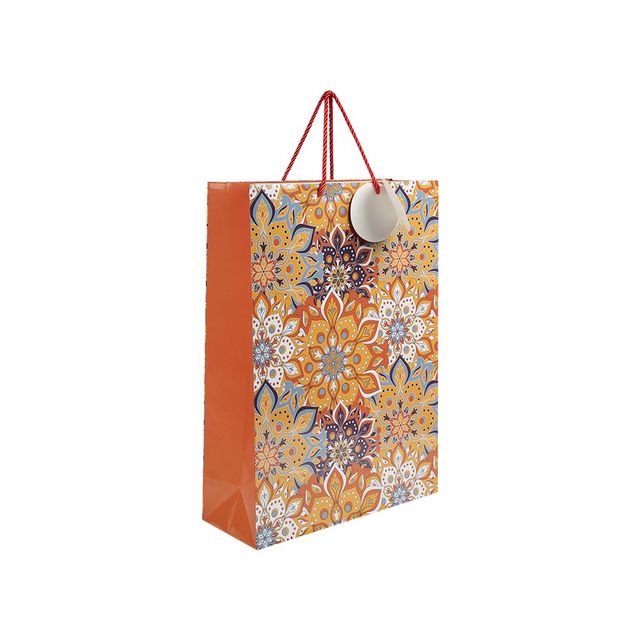 Archies Mustard Design Printed Paper Gift Bag (Large)
