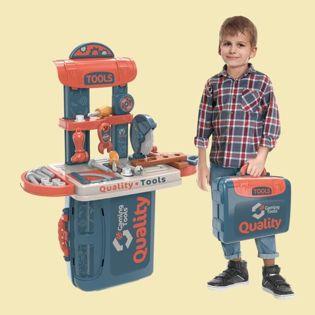 Wembley Tool Set Construction Tool Little Engineer Pretend Toolbox Roleplay Workshop Tool Kit