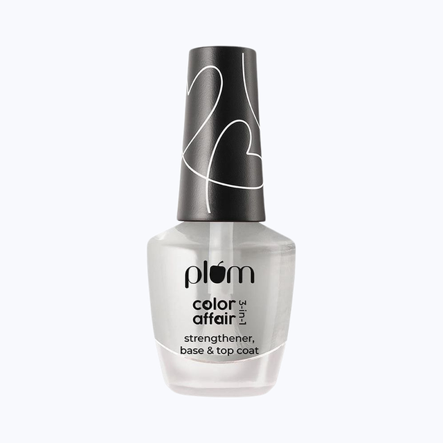 Plum Color Affair 3-In-1 Strengthener, Base & Top Coat