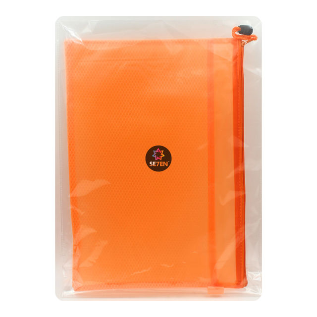 Mesh Zipper A4 Size Pouch/Documents Holder/Bag - Assorted