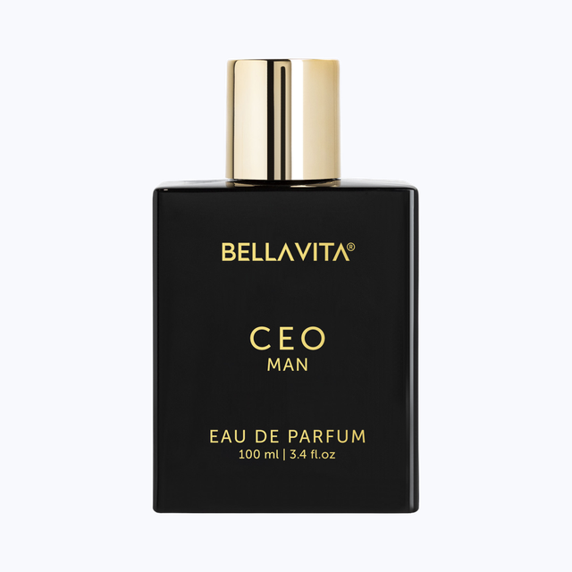Bella Vita Organic Ceo Man Eau De Parfum For Men Long-Lasting Hints Of Lemon And Sugar (100ml) & Oye Happy Happy 1St Father'S Day Card (1pc) Combo