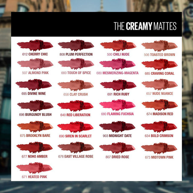 Maybelline New York Color Sensational Creamy Matte Lipstick - Divine Wine