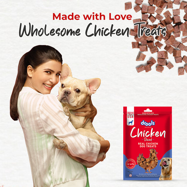 Drools Chicken Diced Dog Treats | Best For Training & Bonding | For Puppy & Adult