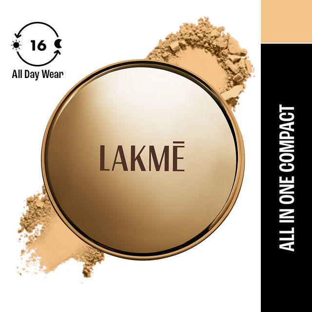 Lakme Powerplay Priming Powder Foundation, 3-in-1, Lasting Matte, Dry/Oily Skin, Natural Light