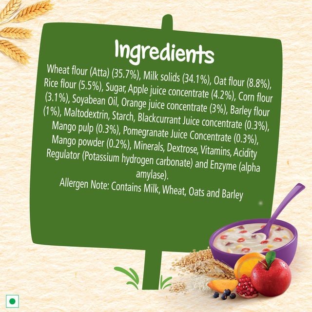 Nestle CERELAC 5 Grains & Fruits Baby Food Cereal (Source of Iron & Protein, 18 -24 Months)