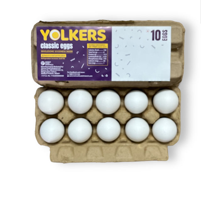 Yolkers White Eggs