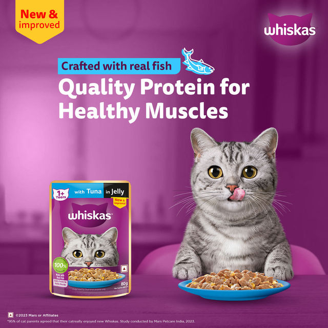 Whiskas Adult Tuna in Jelly Wet Cat Food