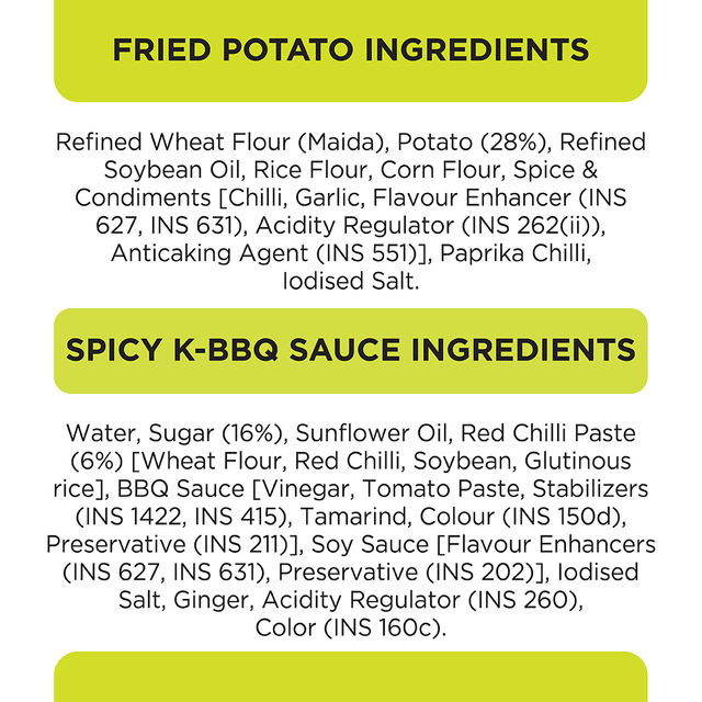 Prasuma Pizza Minis - Paneer Tikka(180gms) & Prasuma Korean Fried Potato - Spicy K-Bbq(275gms) Combo