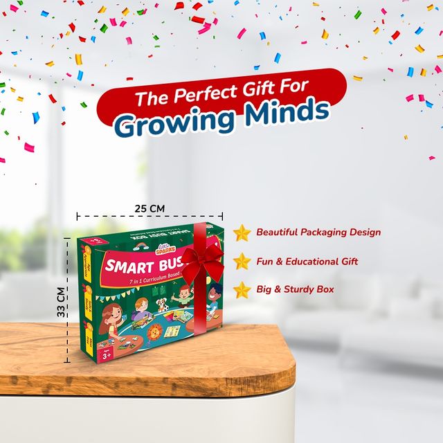 Smart Busy Box 7In1 Montessori Pre-School Learning Game - Smrt1242