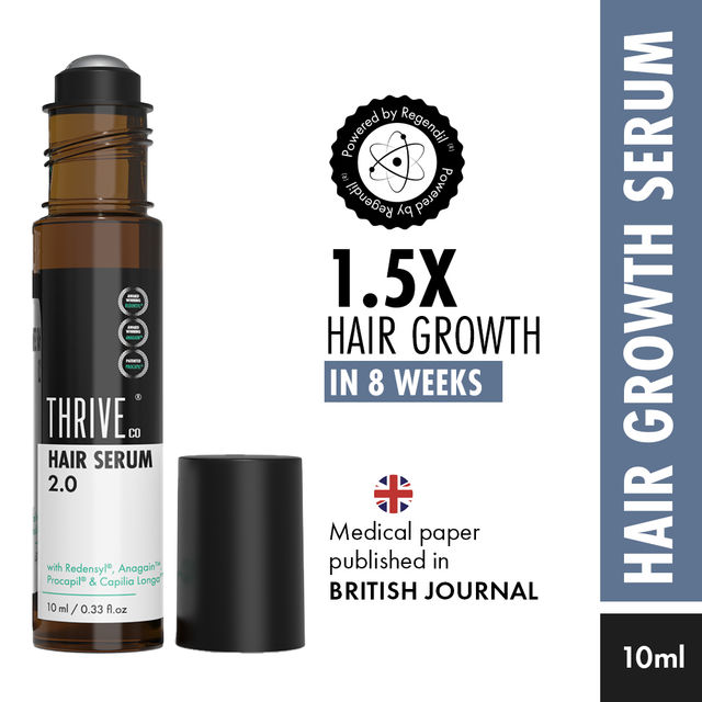 Thriveco Hair Growth Serum 2.0 - For Hair Growth & Hair Fall Control | Men & Women