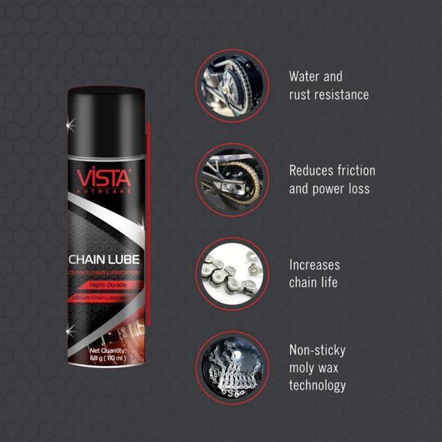 Vista Auto Care Vista Chain Lube | Bike Chain Lube | Chain Lube | Chain Spray