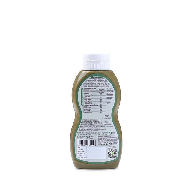 The Little Farm Co. Green Coriander Chutney | Sauce | No added preservatives