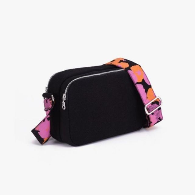 Ecoright Unisex Cotton 2.5 L Crossbody Bag | Black - One Size