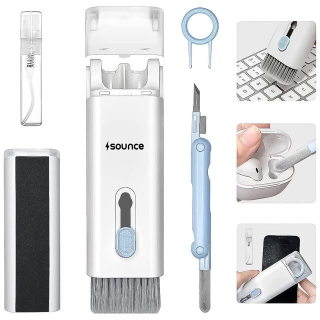 Sounce 7 In 1 Electronic Cleaner Kit, Keyboard Cleaner Kit (White)