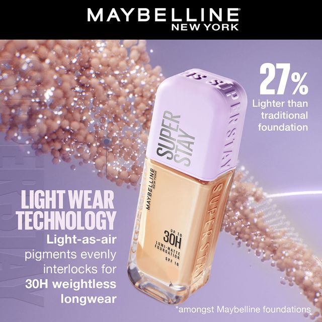 Maybelline New York Super Stay Lumi Matte Liquid Foundation, 230