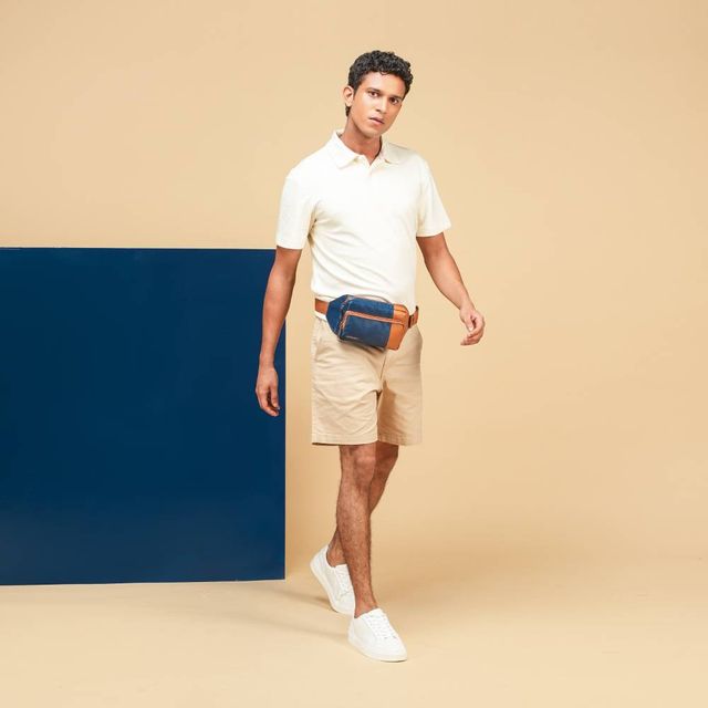 Assembly Flux Travel Fanny Pack - Blue