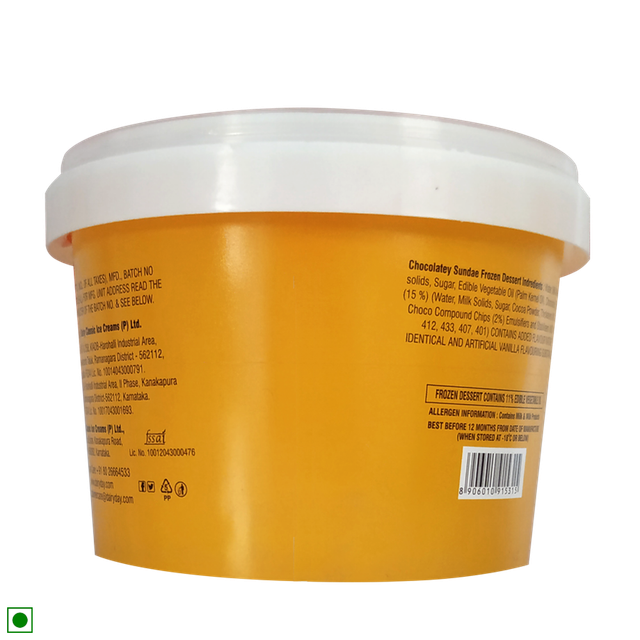 Dairy Day Sundae Chocolatey Ice Cream Tub