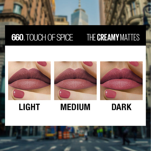 Maybelline New York K1797700 Lipstick - Touch of Spice | Hydrating