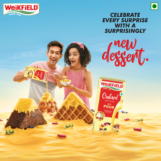 Weikfield Custard Ready To Eat - Vanilla