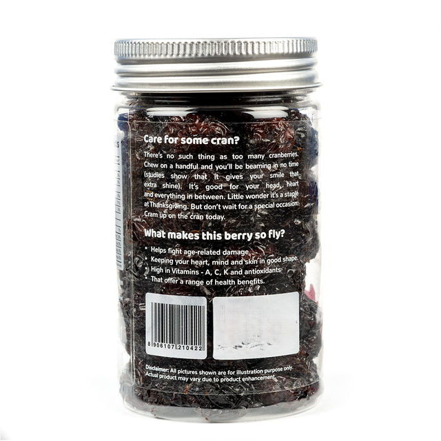 Flyberry Gourmet Classic Cranberries Whole Apple Juice Infused
