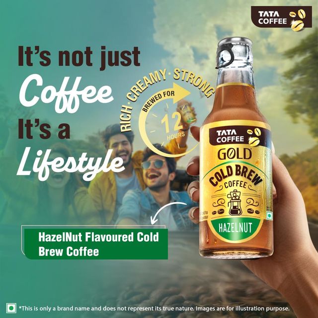 Tata Coffee Hazelnut Ready to Drink Brew Cold Coffee