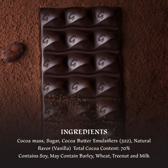 Galaxy Fusions Dark Chocolate Bar With 70% Cocoa