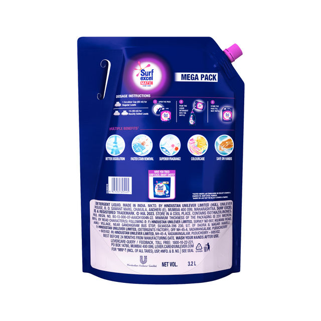 Surf Excel Matic Front Load Detergent Liquid
