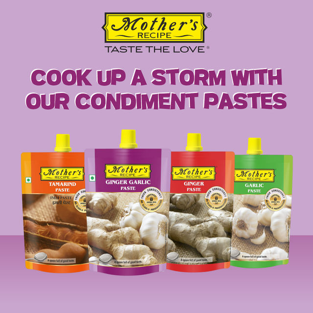Mother's Recipe Ginger & Garlic Paste 200 g Combo
