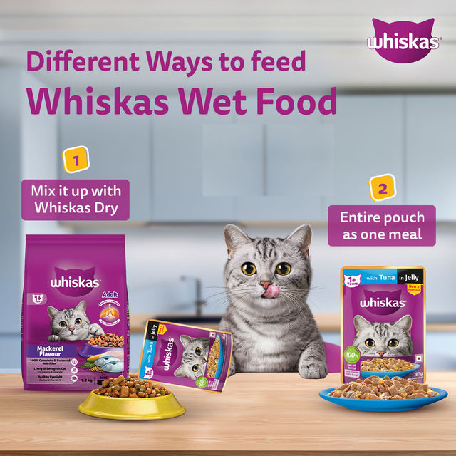 Whiskas Adult Tuna in Jelly Wet Cat Food