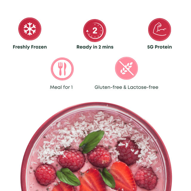 Pluckk Healthy & Lactose Free Berry Smoothie | Serves 1
