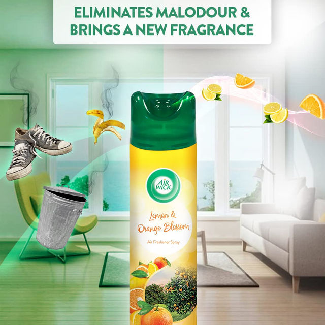Airwick Room Air Freshener Spray Aerosol - Lemon & Orange Blossom