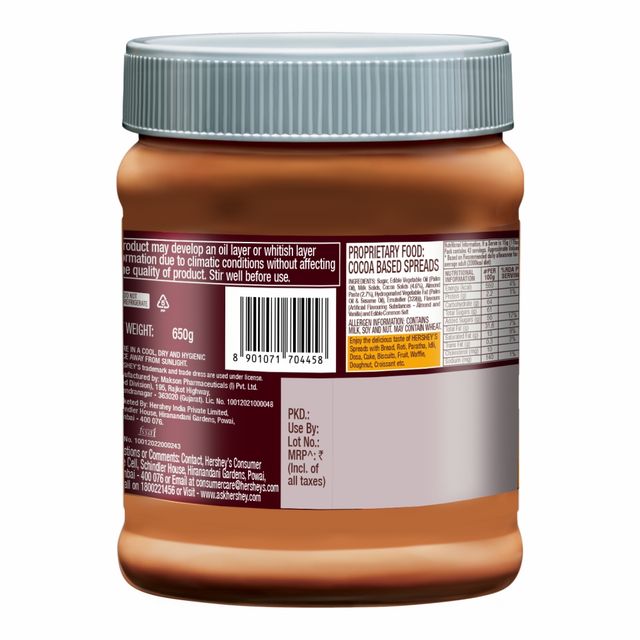 Hershey's Spreads Cocoa with Almond