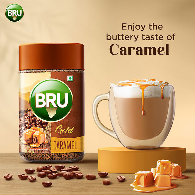 Bru Gold Caramel Instant Coffee